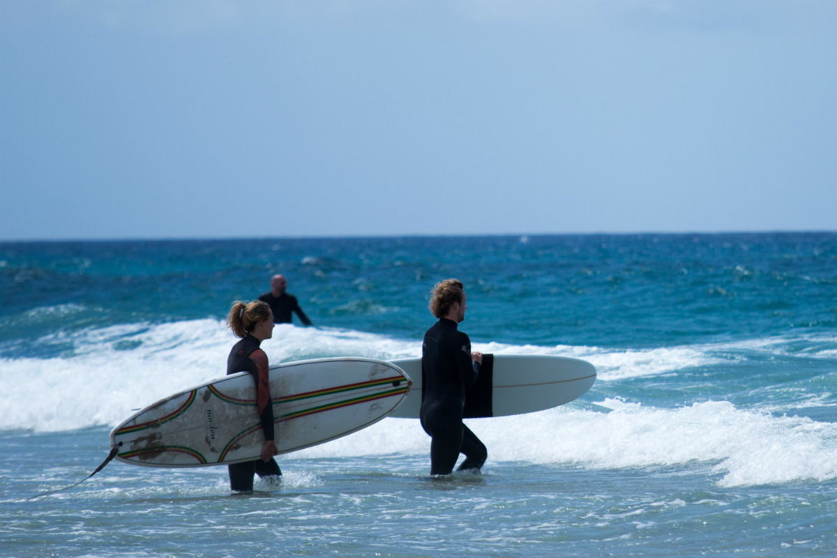 Learning to surf on sale at 30